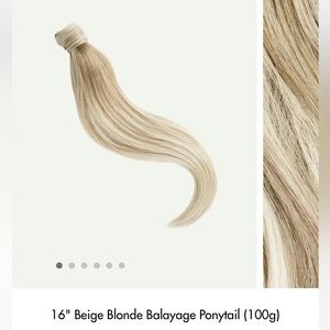 Luxy hair ponytail extension 16”